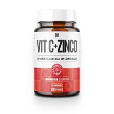 Iridum Labs Vitamina C + Zinco - 60 Comprimidos - Sem Sabor - Desempenho e Energia - 30 doses