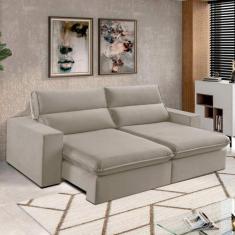 Sofá 2 Lugares 190cm Retrátil e Reclinável Free Veludo - Estofart