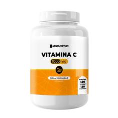 Vitamina C 1000mg - 120 Comprimidos NewNutrition, Natural, 120 Cápsula