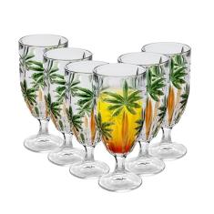 WOLFF - Conjunto 6 Taças de Cristal 450ml - Linha Palm
