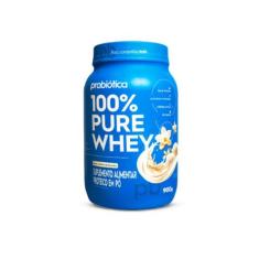 Whey Protein Concentrado Probiótica 100% Pure - 900g, Baunilha