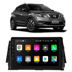 Kit Central Multimídia Android Nissan Kicks 2017 2018 2019 2020 2021 2
