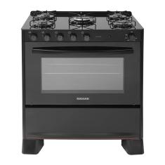 Fogão de Piso Suggar 5 Bocas com Mesa de Vidro Cook Glass Preto FGVCG510PT – Bivolt
