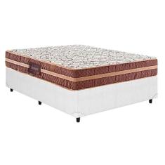 Cama Box Casal: Colchão Anatômico Herval D28/AG65 Bermont + Base CRC C