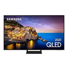 Smart TV Samsung QLED 4K 65Q70A Design Slim Modo Game Som em Movimento Virtual Tela Sem Limites 65" 65"