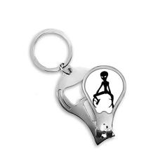 Cortador de unhas alienígena universal e alienígena abridor chaveiro tesoura