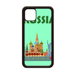 Kremlin Escultura Rússia Graffiti para iPhone 11 Pro Max Capa para Apple Mobile Case