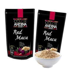Maca Peruana Red (vermelha), Color Andina Food, 2 StandUps de 100g