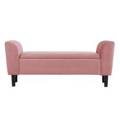 Recamier Bau França 1,40M Suede Rose - Clique Decor