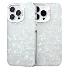 GANGANPRO Capa para iPhone 14 Pro Sparkly Opal Glitter Case 6,1 polegadas translúcido TPU macio bumper capa protetora para celular mulheres meninas