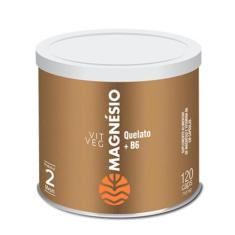 Vit Veg Magnésio 350mg + Vitamina B6 120 Cápsulas - Vital Âtman, Sem S