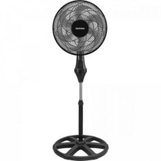 Ventilador de Coluna 40 CM 127V TURBO6 Preto Ventisol, Preto e Prata, 