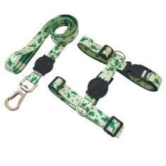 Coleira Peitoral H Anti-puxão Para Cachorro com Guia e Trava de Segura