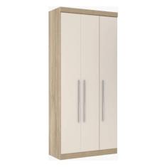 Guarda Roupa 101,5 cm 3 Portas 2 Gavetas Internas Master Luciane Móvei