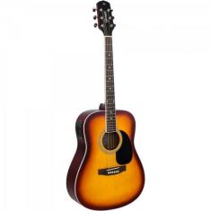 Violao Eletroacustico Dreadnought FOLK ACO GD-1 Tobacco Sunburst Giannini