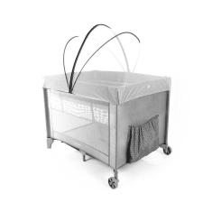 Berço Portátil Sleep Cinza - Voyage