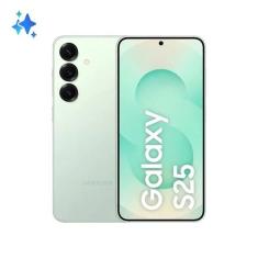 Smartphone Samsung Galaxy S25 256GB 5G - Verde, Galaxy AI, Câmera Tripla 50MP + Selfie 12MP, RAM 12GB, Tela 6.2&quot;