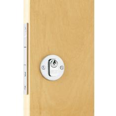 Fechadura Auxiliar Soprano com Roseta, Cromado - AUX-40-PY-R23