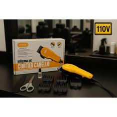 Máquina De Cortar Cabelo Baixo Ruído 110V Knup QR-8918, 110V