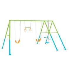 Balanço de Jardim Infantil Quatro Posições Trapézio de Ginástica Gangorra e Assentos Intex