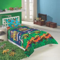 Jogo de cama infantil 3-peças patrulha canina microfibra - LEPPER, AZU