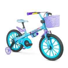 Bicicleta Infantil Aro 16 Com Rodinhas Frozen 2 - Nathor