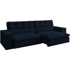 Sofa Retratil E Reclinavel 3 Lugares 246 cm Eldorado SL 948 Veludo Moll