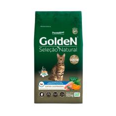 Ração Golden Seleção Natural Gatos Castrados Frango com Abóbora e Alec