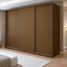 Guarda Roupa Casal Premium Liv 3 Portas de Correr e 6 Gavetas 242cm Ye