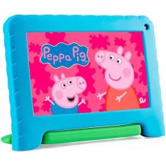 Tablet multilaser peppa pig 32GB + tela 7 pol. - preto - NB375 - multilaser