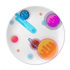 Universo Alienígena Espacial Monstro Prato Decorativo de Porcelana Salver Prato de Jantar