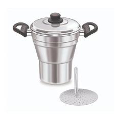 Cuscuzeira Alumínio Polido 14