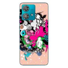 Capa Adesivo Skin104 Verso Para Motorola Edge 40 Neo