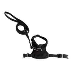 Coleira Peitoral Aerado de Hamster Preto P - Nicapet