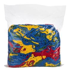 Rede de Proteção Lateral Colorida Alcamar para Cama Elástica de 4,40 m