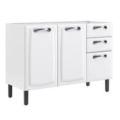 Balcão de Cozinha Itatiaia New Premium Aço Para Pia 3 Portas e 2 Gavet