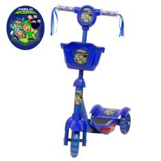Patinete Infantil 3 Rodas Cestinha Família Arqueira ul - Toys 2U