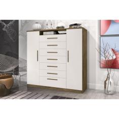 Cômoda Mega 2 Portas 7 Gavetas - J&A Móveis