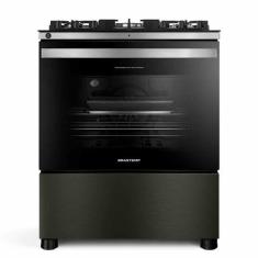 Fogão de Piso Brastemp de 05 Bocas Eclipse Collection Black Inox - BFS