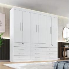 Guarda Roupas Mônaco Plus 6Pts 100% MDF DDoro Móveis - D Doro Móveis