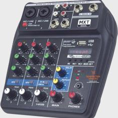 Mesa de Som MXT 4 Canais com Efeitos MX-4BT Profissional