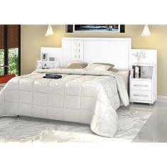 Cabeceira Flórida Casal Extensível Branco