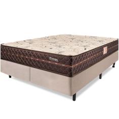 Cama Box Colchão King Ortopédico Firme Espuma D33 Antialérgico Certificado 193x203x54cm - BF Colchões