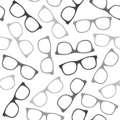 Papel de Parede Óculos Geek Gray