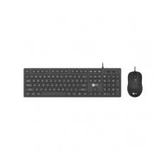 Kit Teclado E Mouse Com Fio Cm102 Preto Lecoo