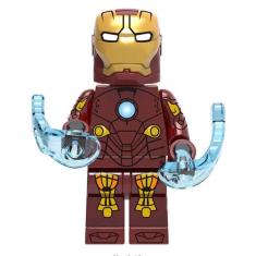 Boneco Blocos De Montar Homem De Ferro Armadura Mark Mk10