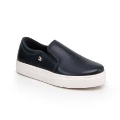 Tênis Feminino Casual Preto Slip On Muito Leve Ultra Conforto 2673