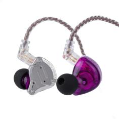 Linsoul KZ ZS10 Pro, monitor intra-auricular com 5 drivers 4BA+1DD, fones de ouvido com fio HiFi, fones de ouvido para jogos, fones de ouvido IEM híbridos com placa frontal de aço inoxidável, cabo removível de 2 pinos