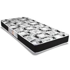 Colchão Solteiro Espuma D23 Roland Garros Pró Black (78x188x12) - Luck