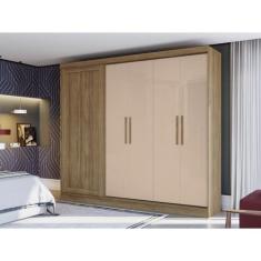 Roupeiro Mdp 5 Portas e 4 Gavetas - Kappesberg